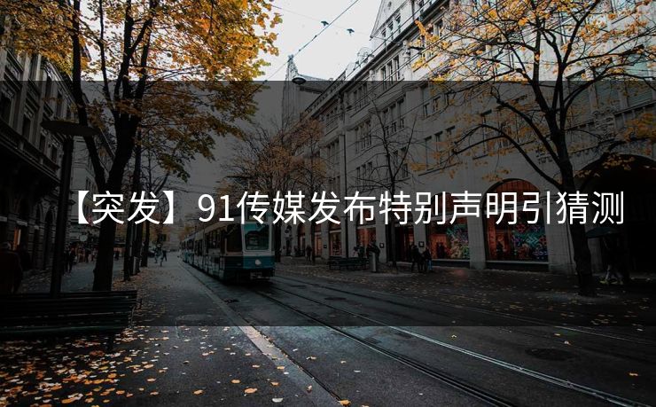 【突发】91传媒发布特别声明引猜测