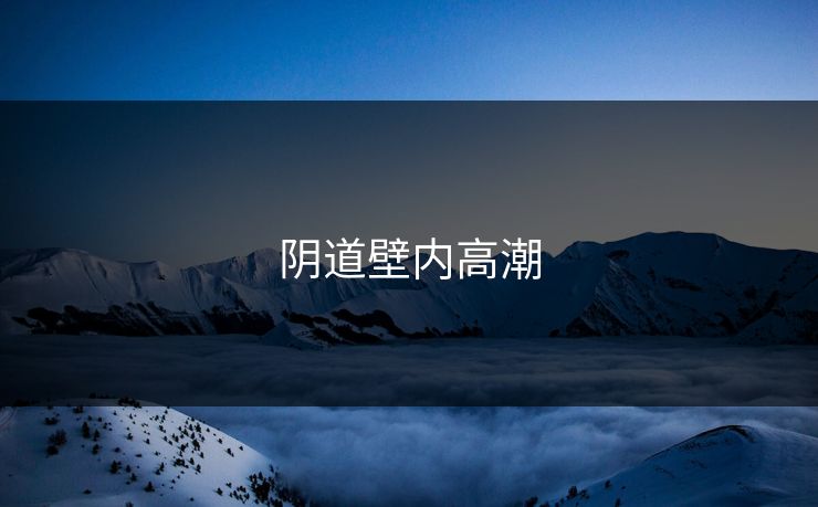阴道壁内高潮